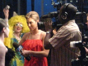 Red carpet interview with Black Swan at the 2011 Oscar Party in Fort Worth, Texas
