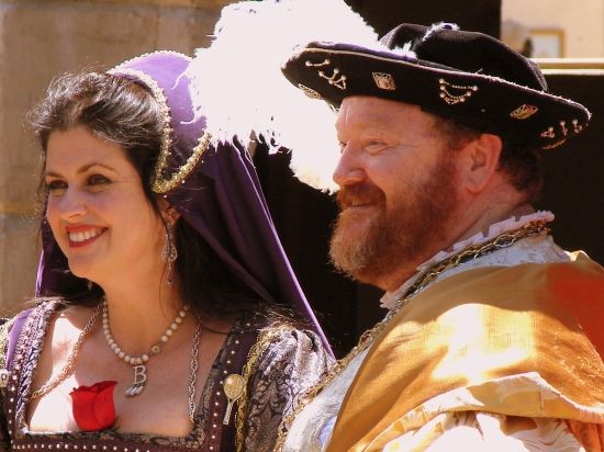Henry VIII and the 'other' other Boleyn girl. (photo by Tui Snider)