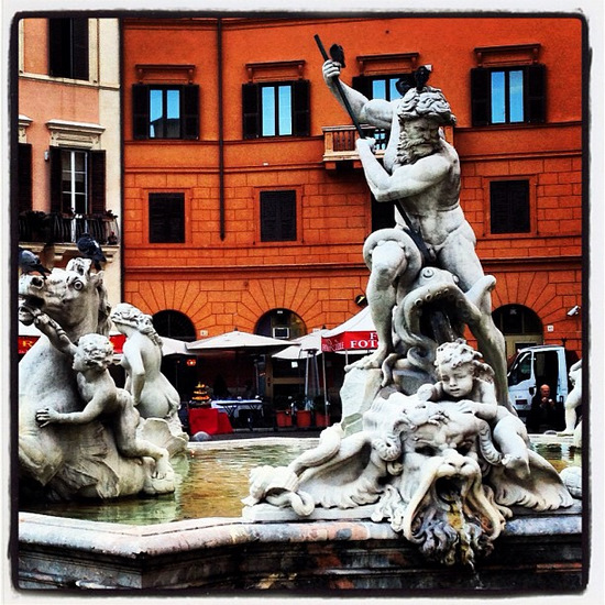 Fountain in Rome's Piazza Navona (photo by Tui Snider)