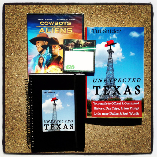 #UnexTex Unexpected Texas prizes for Day 2 (photo by Tui Snider)