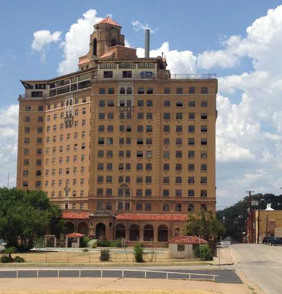 The Baker Hotel is just down the street from Haunted Hill House in Mineral Wells, Texas (photo by Tui Snider)