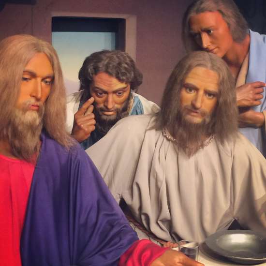 Life Size Wax Replica of the Last Supper in Fort Worth, TX (photo by Tui Snider)