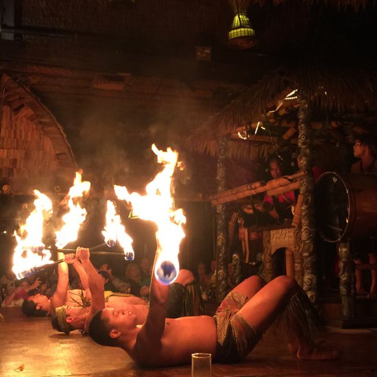 Polynesian fire dancers at the Mai Kai Restaurant & Tiki Bar in Ft Lauderdale, FL (photo by Tui Snider)