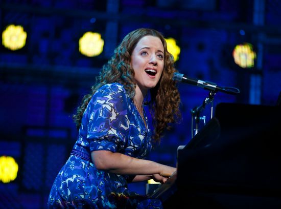 Abby Mueller (“Carole King”) Beautiful: The Carole King Musical. Photo by Joan Marcus