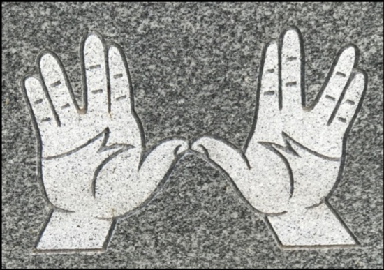 (c) Tui Snider - "Spock Hands" aka "Cohen Hands"